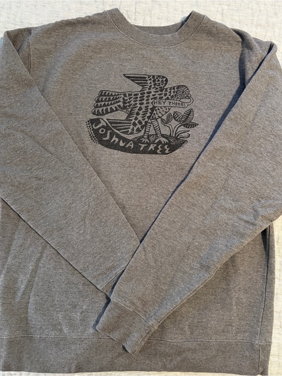 Other - Joshua Tree Men's Grey Graphic Crewneck Sweatshirt
